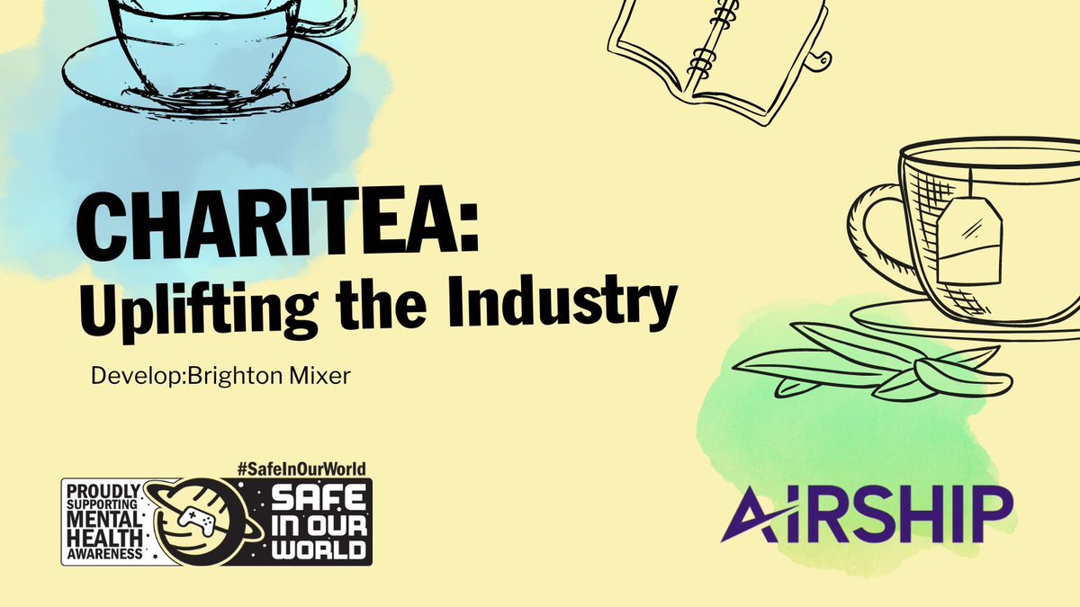 We're delighted to announce our ‘Charitea: Uplifting the Industry’ Mixer at @developconf with @GoAirship! This relaxed, tea-focused mixer will include journaling activities and a tea workshop from Bird & Blend. buff.ly/44MgrWF
