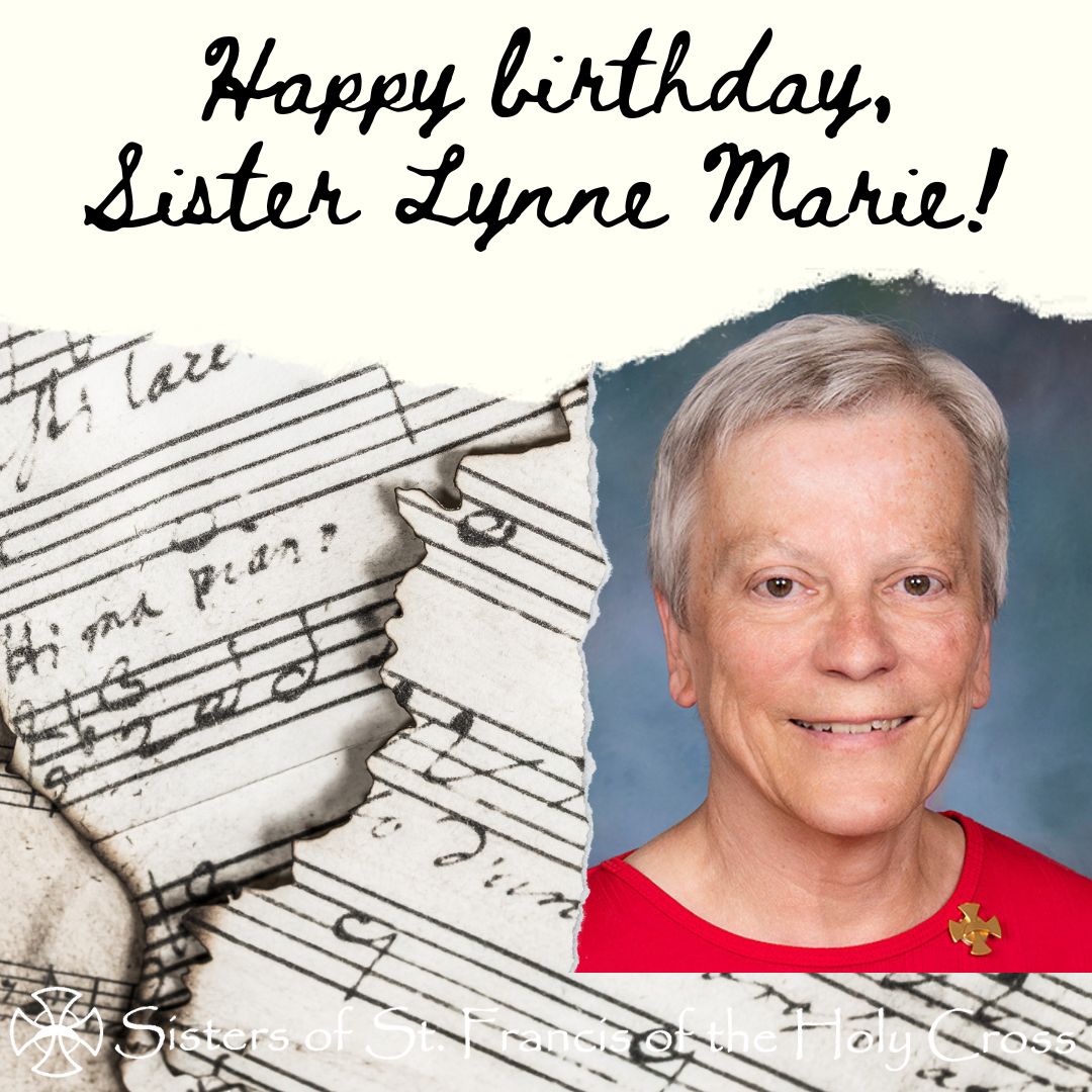 As a musician, Sister Lynne Marie Simonich has a song for just about any occasion, but the only song we need to know today is "Happy Birthday!"
