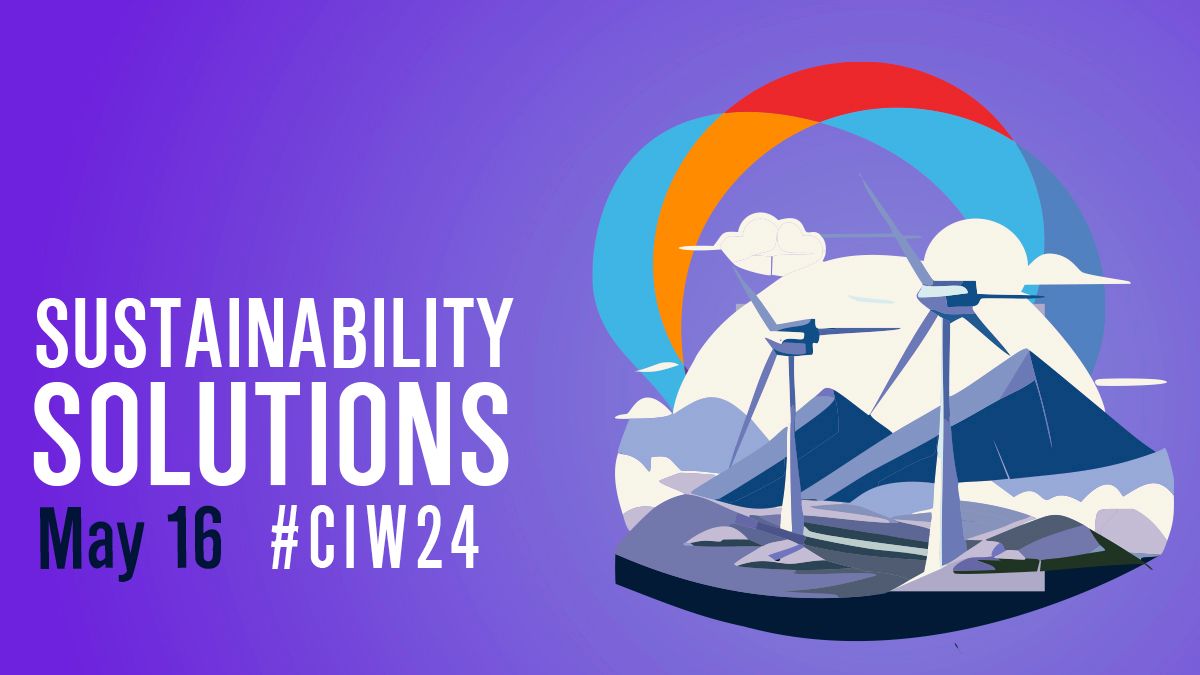 Today's daily theme is #SustainabilitySolutions! Let's celebrate innovators dedicated to sustainability and those devoted to creating an ecoconscious world. Their stories highlight the way Canadians are pioneering sustainable solutions and contributing to a greener planet. #CIW24