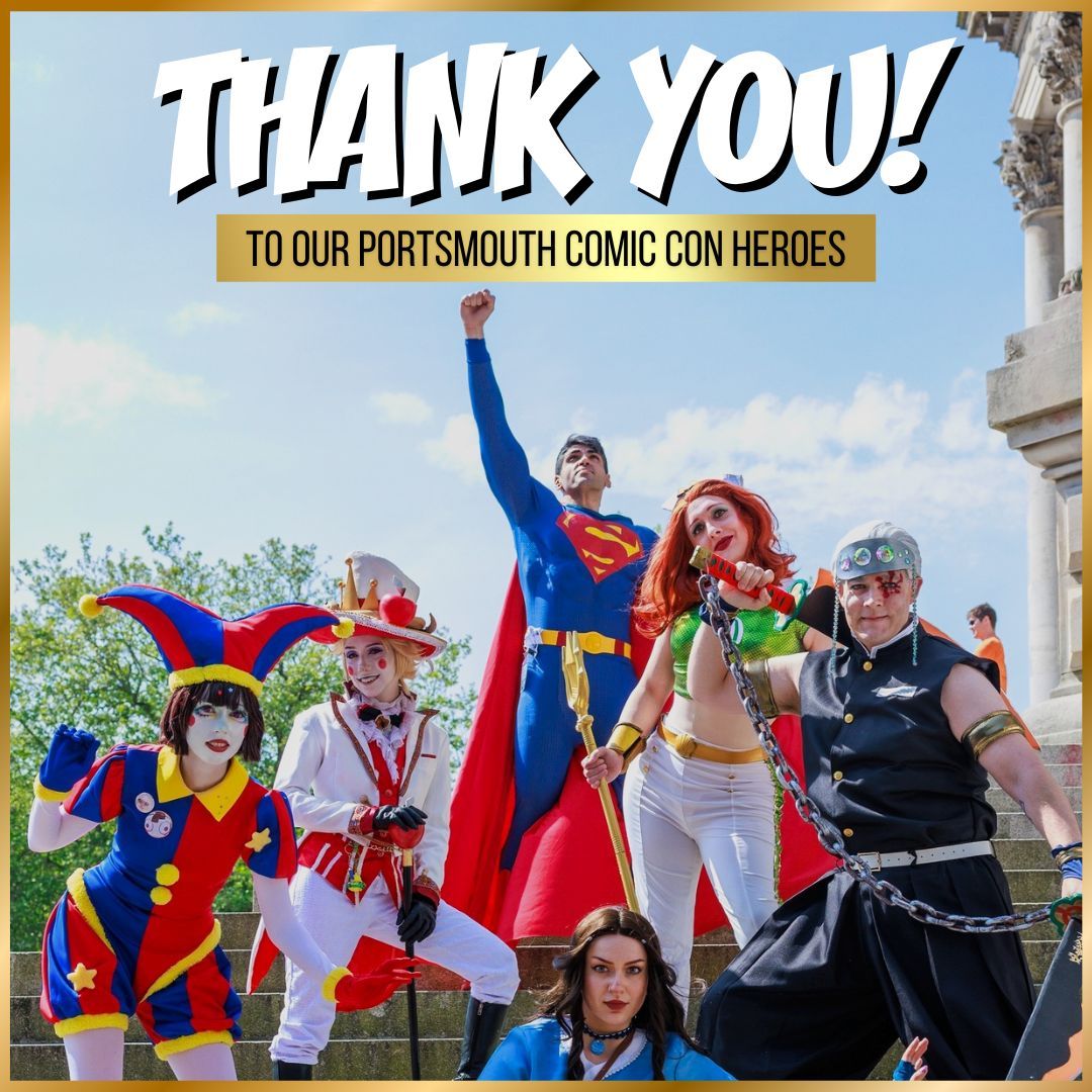 Now that 2024’s Comic Con is sadly over, we’d like to take a moment to thank the individuals and businesses that make this event possible and such a huge success! Read our thank you post on our website: buff.ly/3ypAVIL Photo courtesy of Steve Spurgin.