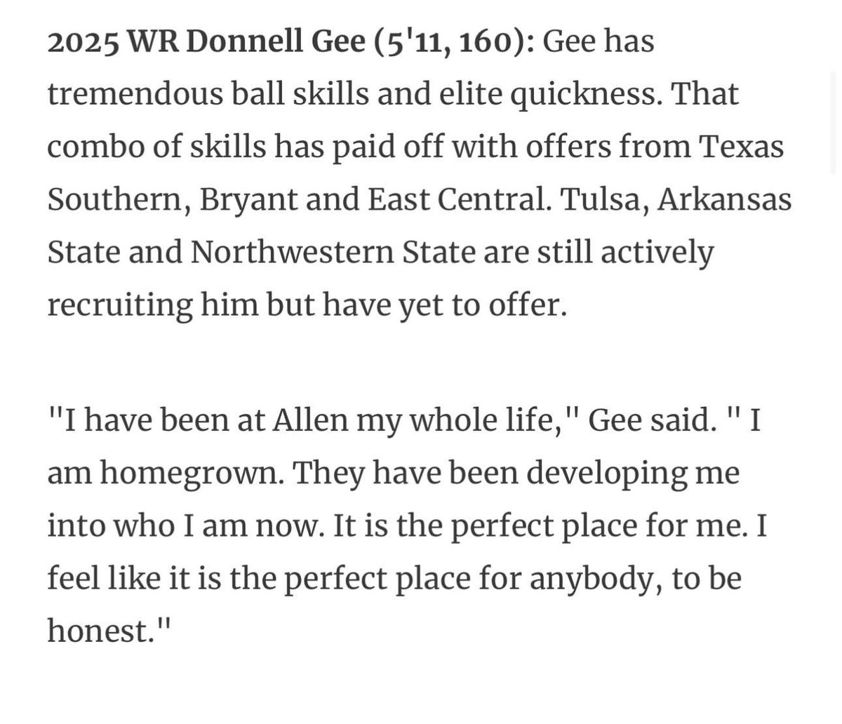 DonnellGeeJr's tweet image. I appreciate the write-up @GPowersScout  🔥