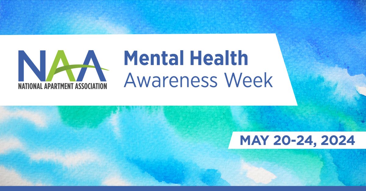 Let’s come together for our first session of NAA’s Mental Health Awareness Week with Tipping Point: Stress, Burnout & Prevention, May 20 at 2 p.m. ET. #NAA #NAAMentalHealthWeek #MentalHealth #Burnout #Stress brnw.ch/21wJPWo