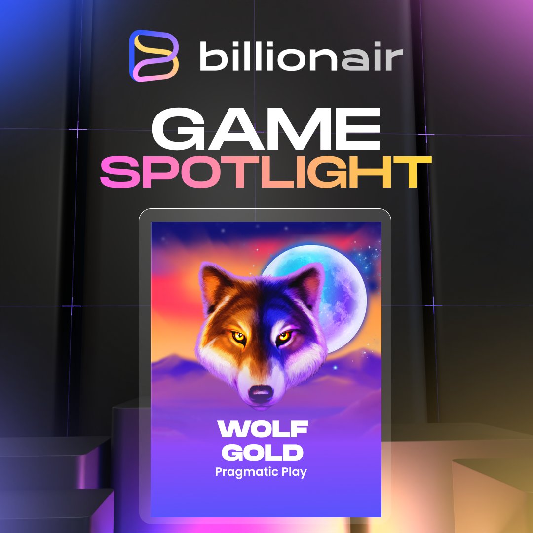 🌕 Howl at the moon with the thrilling #WolfGold slot at #BillionAir Casino! 🐺 Embark on a wild adventure, where stacked wilds and blazing money respins lead to epic wins. 💰 Are you ready to run with the wolves and hunt down colossal prizes? Play Wolf Gold now! 🚀🎉