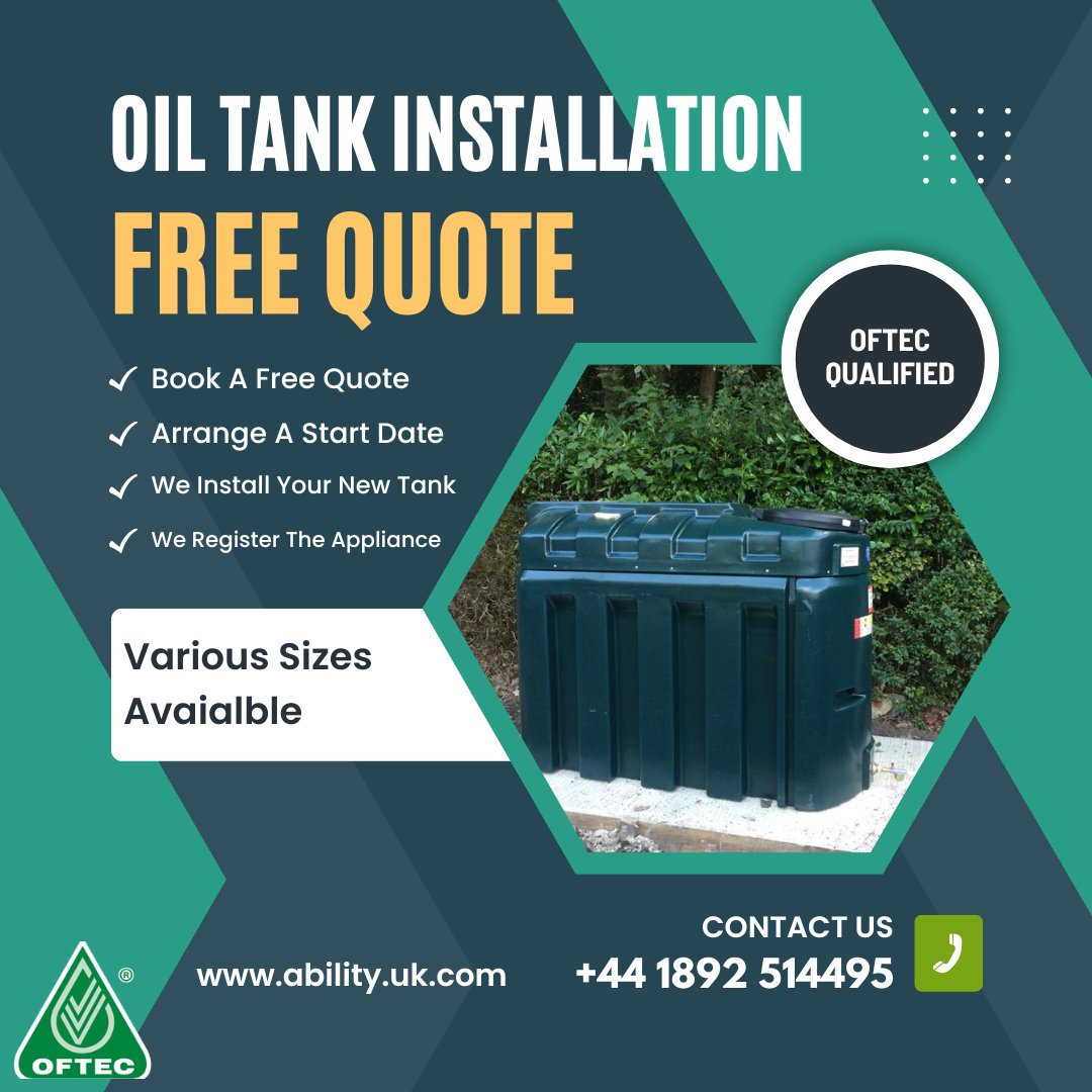 Upgrade your oil storage tank this summer. Contact us to arrange a free quotation.  #OilStorageTank #OilTankUpgrade #FreeQuotation #SummerUpgrade #HomeImprovement #OilTankReplacement #TankInstallation #PropertyMaintenance