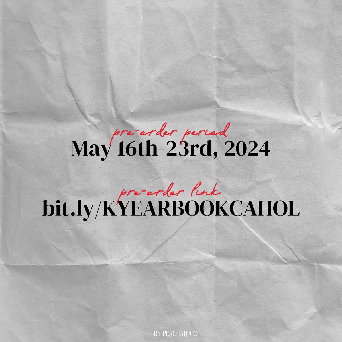 [RTs & like are appreciated]
OPEN PRE-ORDER

🩶K-YEARBOOK Photocard Holder🩶

🗓 16 - 23 Mei 2024
📍 Jakarta
📎 bit.ly/KYEARBOOKCAHOL

pricelists & more details are in the gform

tags: cahol kpop wts pc holder photocard holder 2 sisi sided double one side akrilik po
