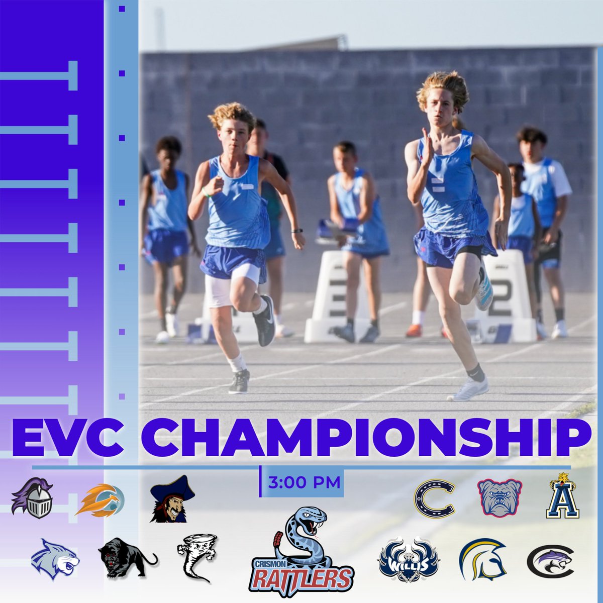 MEET DAY! Junior High EVC Championship at Arizona College Prep ⏰ 3:00PM #CrismonHS #QCUSDAthletics #QCleads