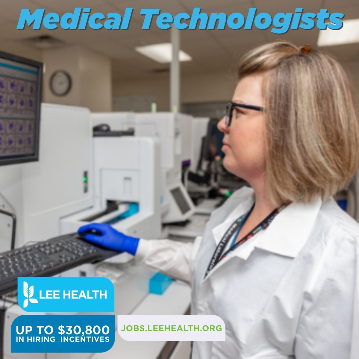 🔬 Exciting Opportunities for Medical Technologists at Lee Health! 🔬 Enjoy up to $30,800 in HIRING INCENTIVES! Apply Today: buff.ly/2sK8Tpn #LeeHealth #MedicalTechnologist #FortMyers #CapeCoral #Florida #CLS #MLS #MedTech #Lab #ASCP