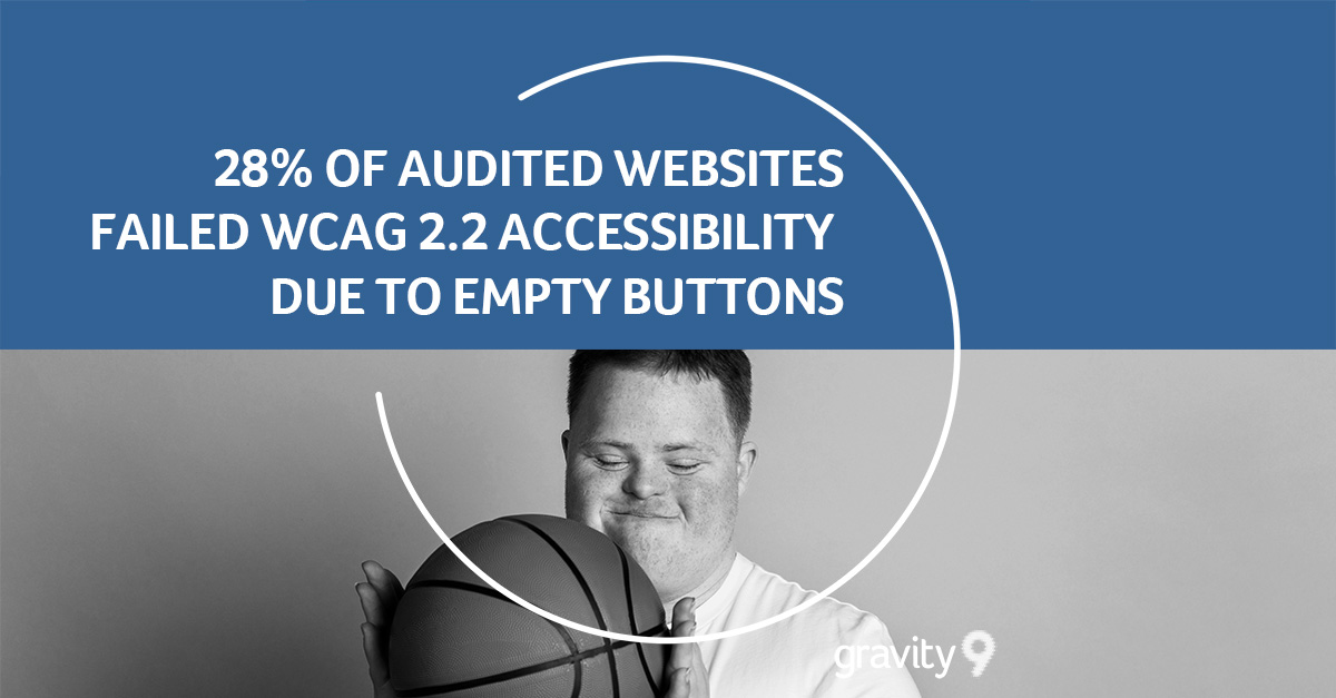 followgravity9's tweet image. Today is Global Accessibility Awareness Day! 

In this latest article, we look at why empty buttons cripple navigation for some users and why it&apos;s essential to avoid this mistake!

gravity9.com/blog/common-ac…

#Accessibility #GAAD #WebAIM #WCAG #EAA #SEO