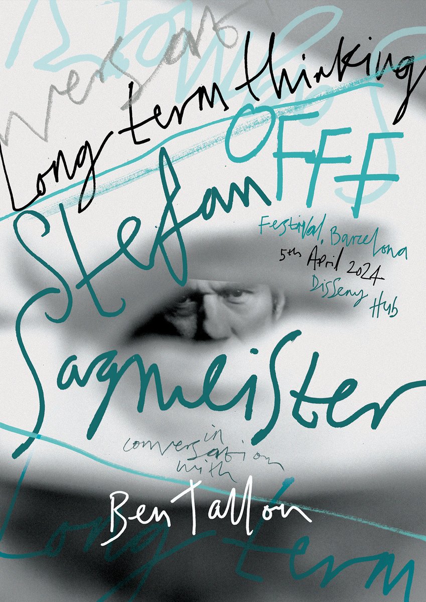 _illustrationX's tweet photo. Sagmeister Live
Tallon Type's poster art sets the vibe across two interviews with Stefan Sagmeister.
Read the story: https://t.co/aPkl6gZjAq
#WEAREILLUSTRATIONX #creativeconditionpodcast #podcast #creativity #bentallon #posters #interviews #handlettering https://t.co/mF2Sc1EZCQ
