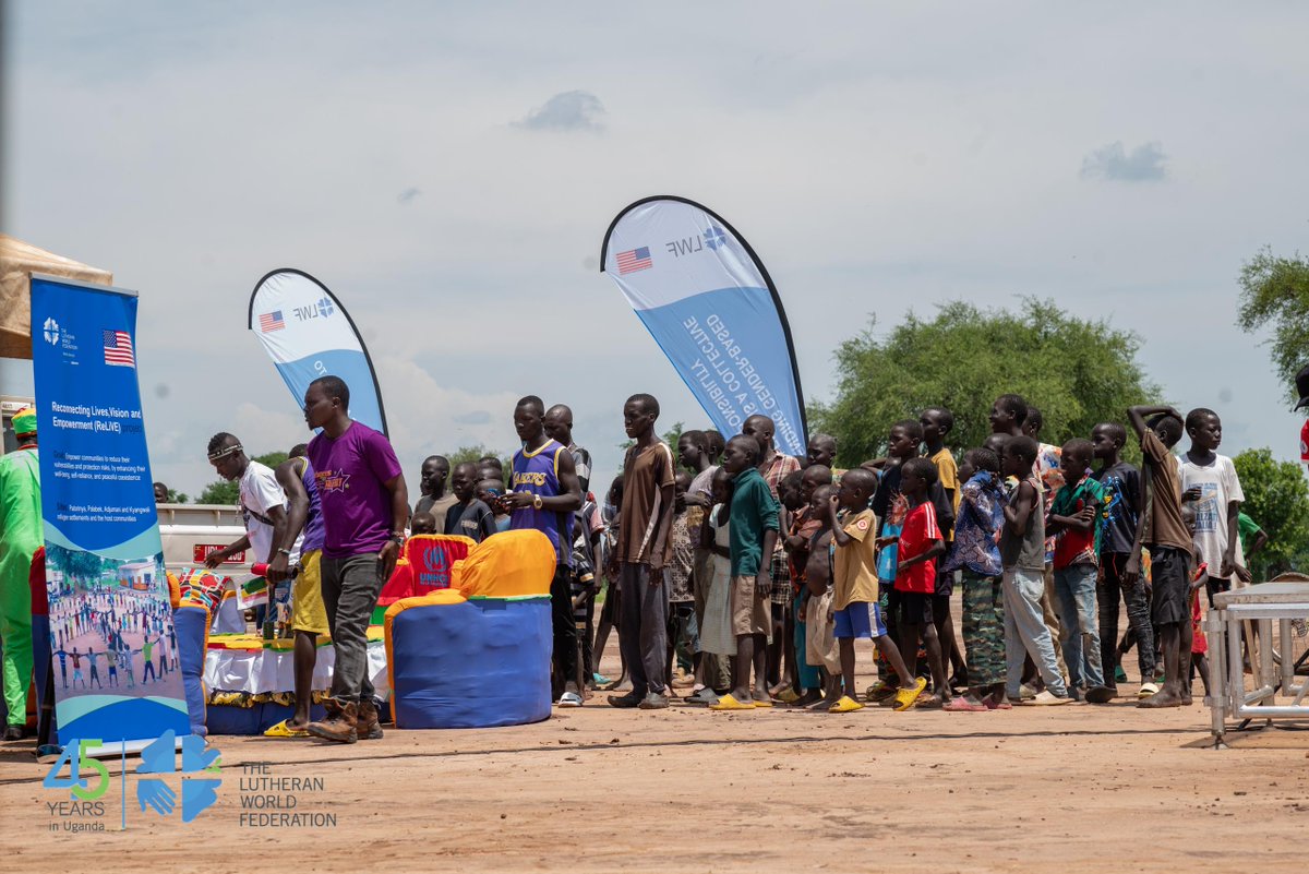 Here are some highlights from the #RefugeesGotTalent semi-finals in Palorinya settlement. #LWFAt45 @StatePRM @OPMUganda