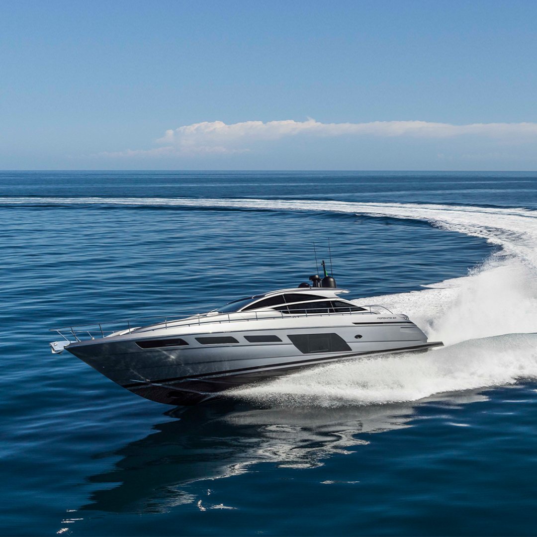 Raw power with precise control: the Pershing 6X slices through the waves with her twin MAN V12 1,550-mhp engines and cutting-edge steering technology. Pershing 6X. Defiant by nature. #TheDominantSpecies #DefiantByNature #RevolutionaryLuxury ow.ly/yI1250RI3WQ