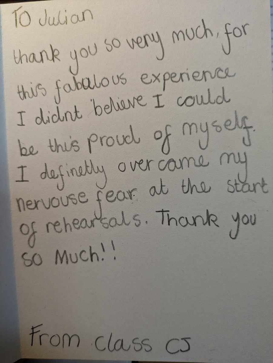 What a lovely envelope to receive this morning from @acombprimary Yr.5s, thanking us for hosting them at our Romeo &amp; Juliet Associate Schools festival with <a href="/RSC_Learning/">RSC Learning</a> An absolute pleasure!