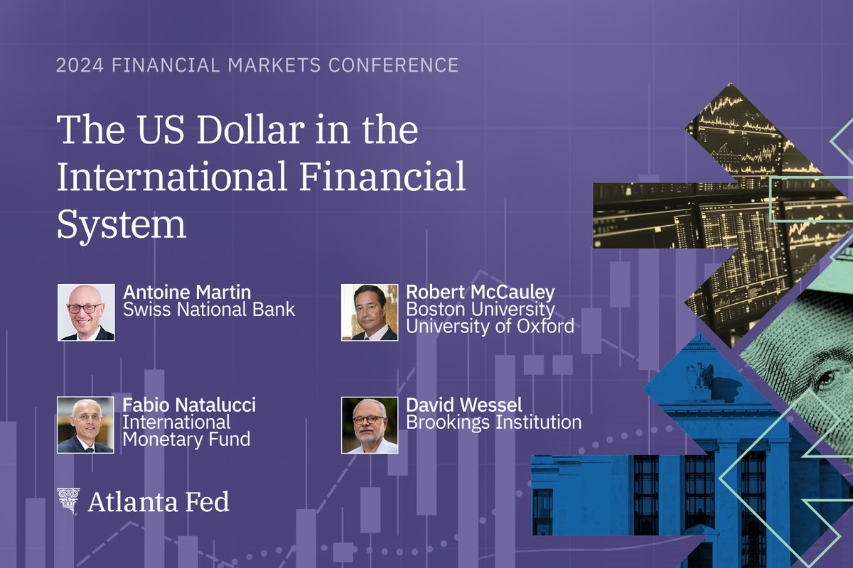 Unlike @KansasCityFed at Jackson Hole, @AtlantaFed livestreams its conference.  On May 21 at 1:30 PM EDT, I moderate panel on role of US $ in intern'l finance . #FedFMC  Watch: youtube.com/watch?v=-Wxfcm…