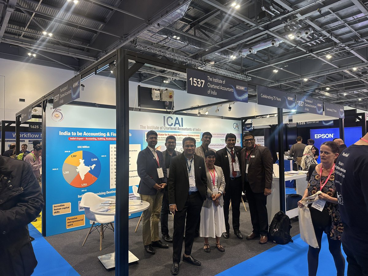 1st time ICAI in Accountex London showcasing India to be the next Accounting and Finance Hub. ICAI is raising the bar about accounting outsourcing services. Providing platform to its members to go global and luring accountants from globe about icai service exchange portal and