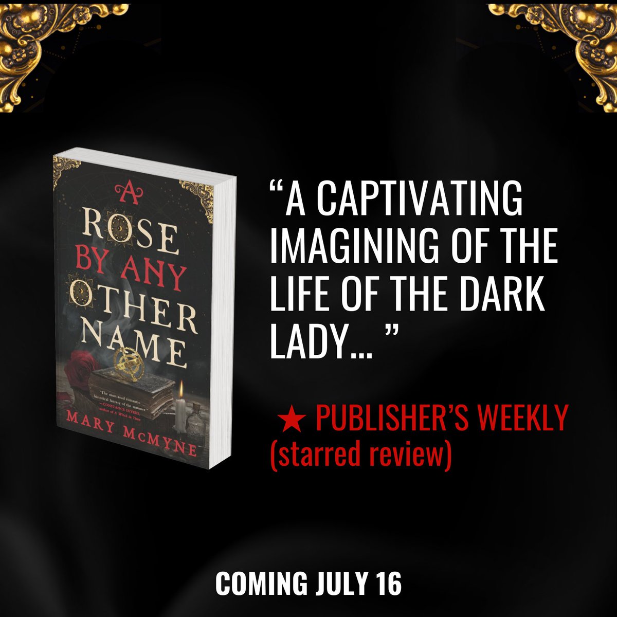 Y’all, I’m thrilled to share that my witchy historical A ROSE BY ANY OTHER NAME has received a ⭐️STARRED⭐️ review from @PublishersWkly! This novel is the result of many early morning writing sessions in the dark. It means the world when readers “get” it! publishersweekly.com/9780316393515
