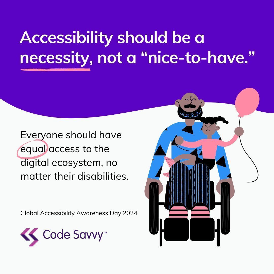 Today is #GlobalAccessibilityDay, a day to raise awareness about the importance of accessibility and inclusion. Check out this blog post to learn more about why digital #accessibility matters. buff.ly/3ymIUq2 #InclusionForAll #A11y