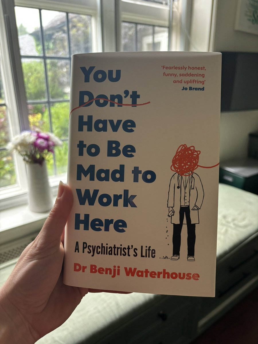 Rebecca Bennett (@bexbennett9) on Twitter photo So excited to read this <a href="/doctor_benji/">Benji Waterhouse</a>
And wonder whether it will help or hinder the <a href="/rcpsych/">Royal College of Psychiatrists</a> <a href="/Choose_Psych/">Choose Psychiatry</a> campaign 😂👏🏻 So excited to read this <a href="/doctor_benji/">Benji Waterhouse</a>
And wonder whether it will help or hinder the <a href="/rcpsych/">Royal College of Psychiatrists</a> <a href="/Choose_Psych/">Choose Psychiatry</a> campaign 😂👏🏻