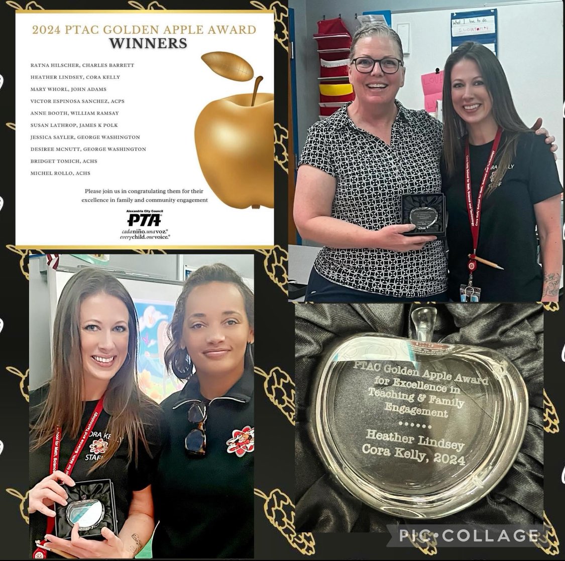 Cora Kelly Principal (@ckelemprincipal) on Twitter photo We have some of the best humans working with our <a href="/CKELEM/">Cora Kelly</a> students! A huge thank you to Ms. Sheridan on SLP Appreciation Week!
We also celebrated π <a href="/heather43377632/">heather lindsey</a> for being the Apple π Award Winner! She embodies everything you would want in a teacher! <a href="/CoraKellyPTA/">Cora Kelly PTA</a> <a href="/ACPSk12/">Alexandria City Public Schools</a> We have some of the best humans working with our <a href="/CKELEM/">Cora Kelly</a> students! A huge thank you to Ms. Sheridan on SLP Appreciation Week!
We also celebrated π <a href="/heather43377632/">heather lindsey</a> for being the Apple π Award Winner! She embodies everything you would want in a teacher! <a href="/CoraKellyPTA/">Cora Kelly PTA</a> <a href="/ACPSk12/">Alexandria City Public Schools</a>