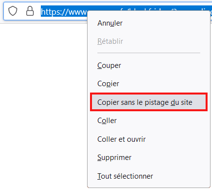 Avec Firefox 126, la fonctionnalité « Copier sans le pistage du site » est disponible aussi dans la barre d’adresse pour protéger les utilisateurs et utilisatrices contre le pistage basé sur l’URL en retirant les paramètres de traçage (300) des URL copiées support.mozilla.org/fr/kb/protecti…