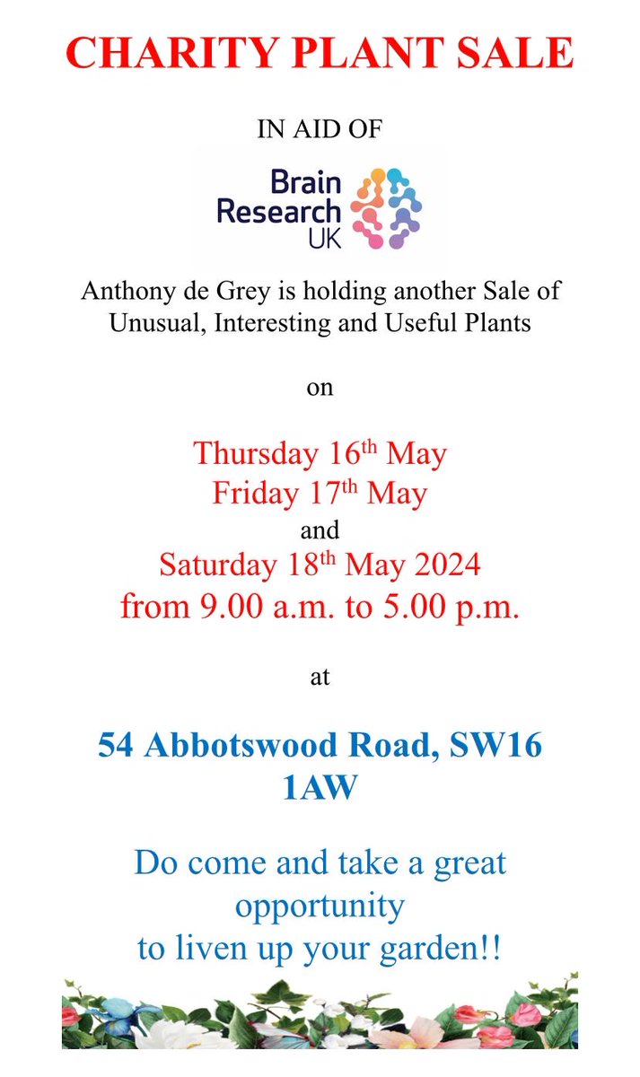 Don't miss out on this afternoon's community plant sale near the Senior school in aid of @BRUKresearch - back by popular demand! 🌿 #PlantSale #CommunityEvent