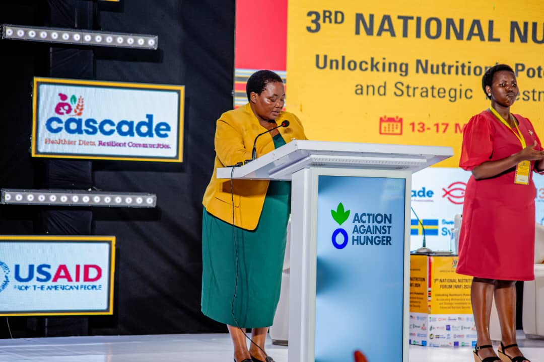 ACFinUganda's tweet image. "Investing in programs that address child under-nutrition and stunting  will improve the health &amp;amp; wellbeing of Ugandan children &amp;amp; generate significant economic benefits for the country" Rt.Hon. Robinah Nabbanja at the 3rd  National Nutrition Forum