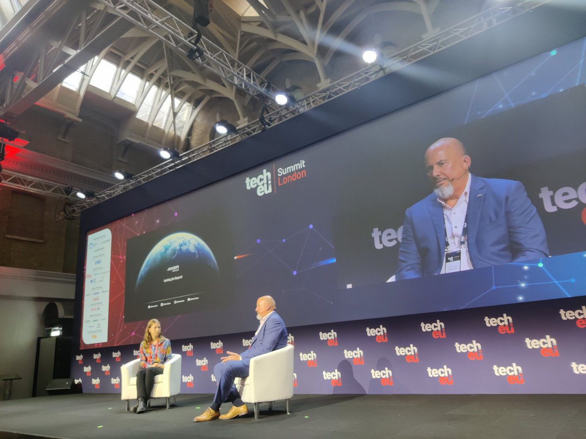 Things are kicking off at the <a href="/tech_eu/">Tech.eu</a> Summit! Julia from <a href="/truesix_co/">TrueSix</a> is a fantastic MC, and my colleague Lucy is talking spacetech with Matt Ondler from Axion Space