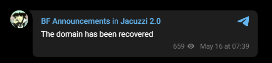 DailyDarkWeb's tweet image. ShinyHunters has announced that the clearnet domain for BreachForums has been recovered.

The site now includes a link to the BreachForums Telegram chat group.

#DarkWeb #BreachForums #cybersecurity #ShinyHunters