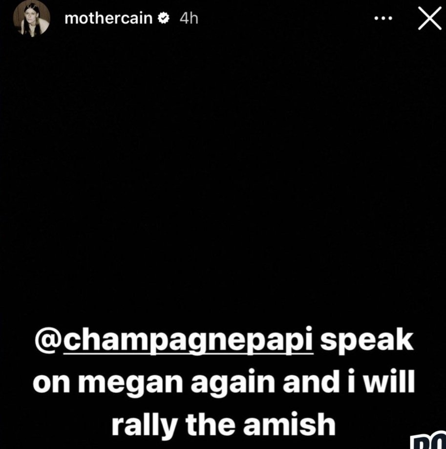 Calling out drake for mocking Megan Thee Stalion's SA