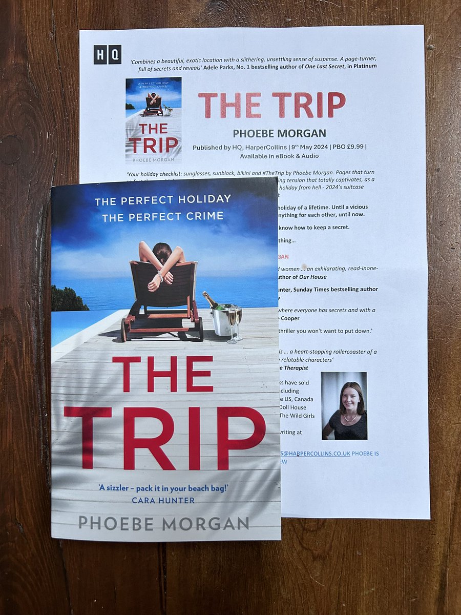 Buckle up readers, it’s time for #TheTrip It’s the brand new destination thriller by @Phoebe_A_Morgan and it sounds like the perfect summer read. And it’s out now! ✈️ ☀️ 👙