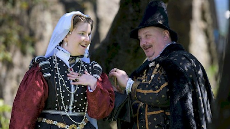 See history come to life at #Aberdour Castle this weekend - meet the Earl who lived here, learn about about what life was like during the later part of the 16th century and see some of the magnificent fashions of the day welcometofife.com/event/reformat… #LoveFife #KingdomOfFife