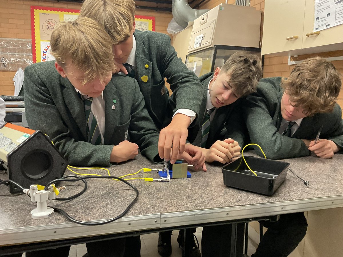 CCSBScience's tweet photo. #CCSBYear10 building their very own motors to round off their work on Magnetism. #CCProblemSolvers #CCDiscovery #CCEnquirers https://t.co/u1htYMobCT
