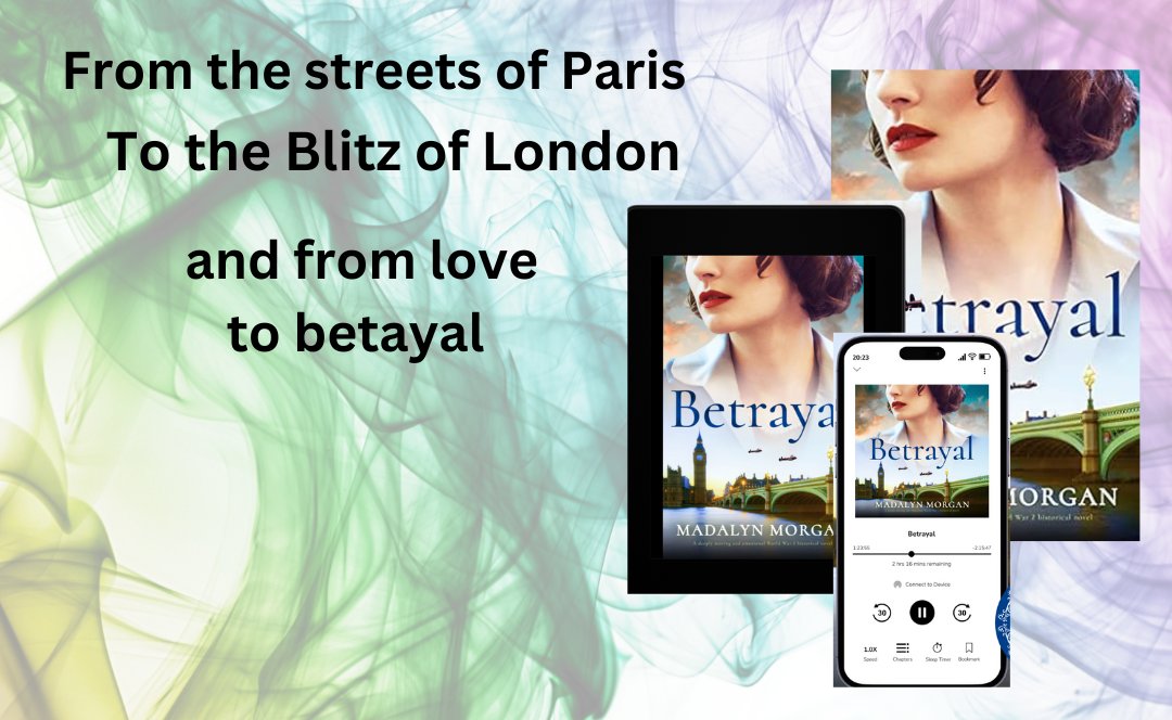 Betrayal by Madalyn Morgan. Book 3 in Sisters of Wartime England. #HistoricalFiction 'A gripping WW2 drama intertwining love, sacrifice, and the unbreakable spirit of the French Resistance.' #Kindle #KindleUnlimited #Paperback #audiobook Download at: geni.us/25-Storm