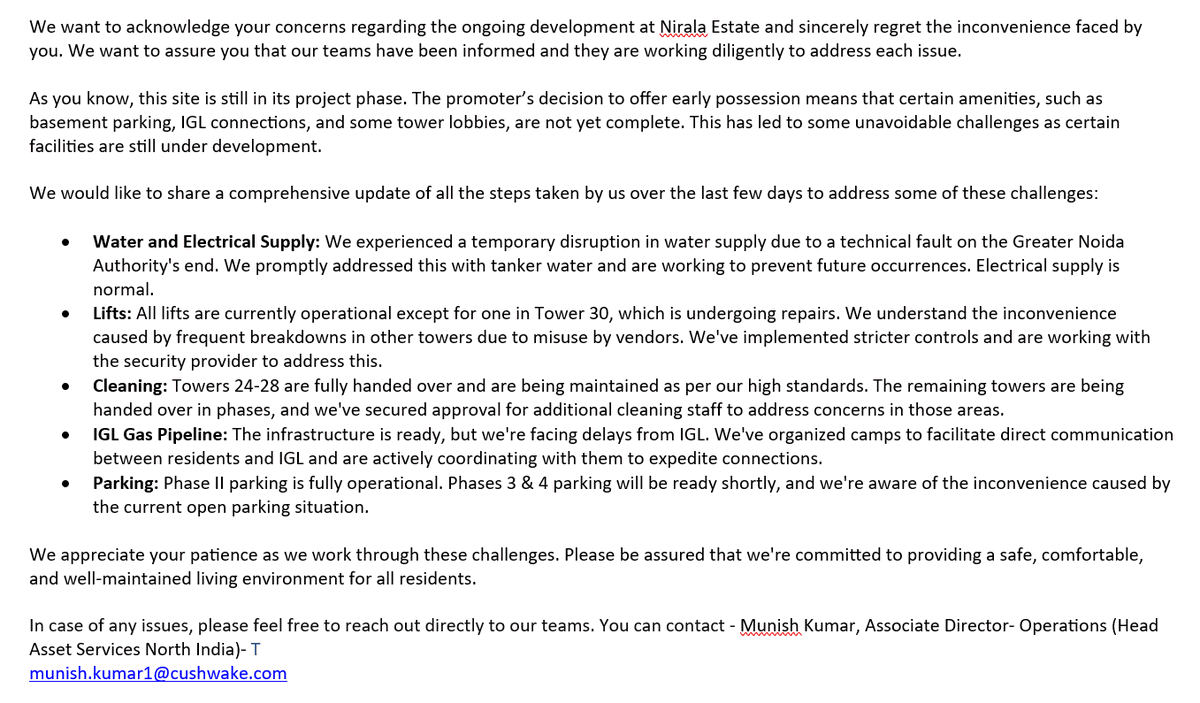 cushwakeAsia's tweet photo. @bhartesh007 @prash_18 Hi, apologies for the late reply. Kindly see our full response below. Thank you. https://t.co/HaX7pwfHIO