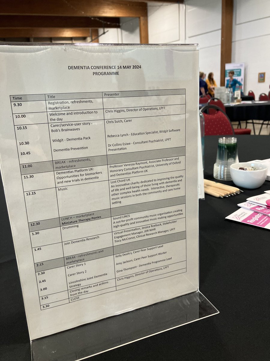 A member of our #directdeliveryteam attended the @LPFTNHS #DementiaActionWeek conference on Tuesday👏@beatdementia A range of talks highlighted the importance of research in driving forward change in the diagnosis and management of dementia🙌 Thanks @LPFTResearch for having us!
