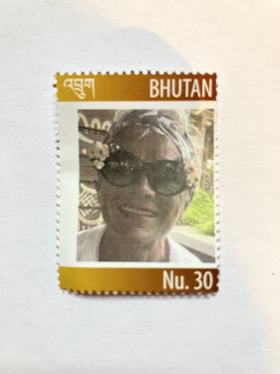 In the main post office in Thimphu, Bhutan, you can get stamps printed with your image, and use them in regular mail. Leg shom du! First step in world domination.