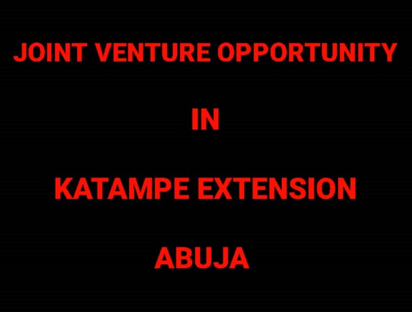 🏗️Exciting JV Opportunity in #Katampe #Extension, #Abuja!🏗️
📏Size: 3,890 sqm
🏠 Purpose: Residential
📜Title: FCDA RofO
💰Land Value: ₦800 Million
💎Premium: To Be Determined (TBD)
➡️Sharing Ratio: 60/40
💼Facilitators Fee: 10%
📈TDP: To be presented at the Meeting
DM US TODAY