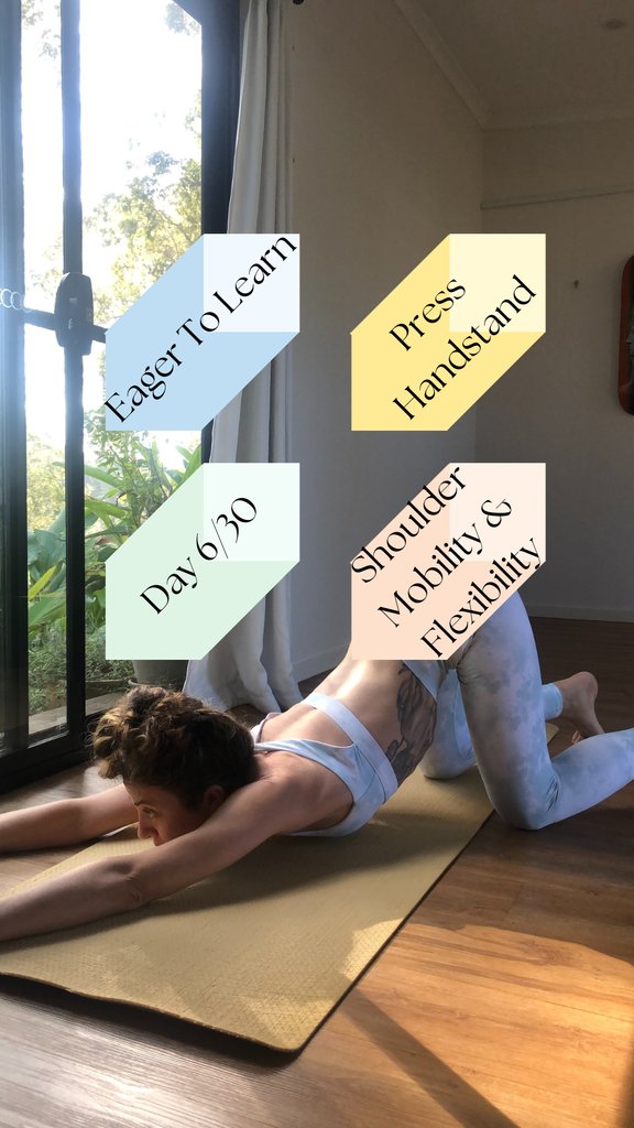 FeMaryenne's tweet image. Day 6 of #PressHandstand Adventure focuses on shoulder mobility &amp;amp; flexibility with drills like Shoulder Abduction/Adduction, Flexion/Extension, and Eagle Arms for scapula stretch. #YogaDaily #ShoulderMobility #FlexibilityTraining