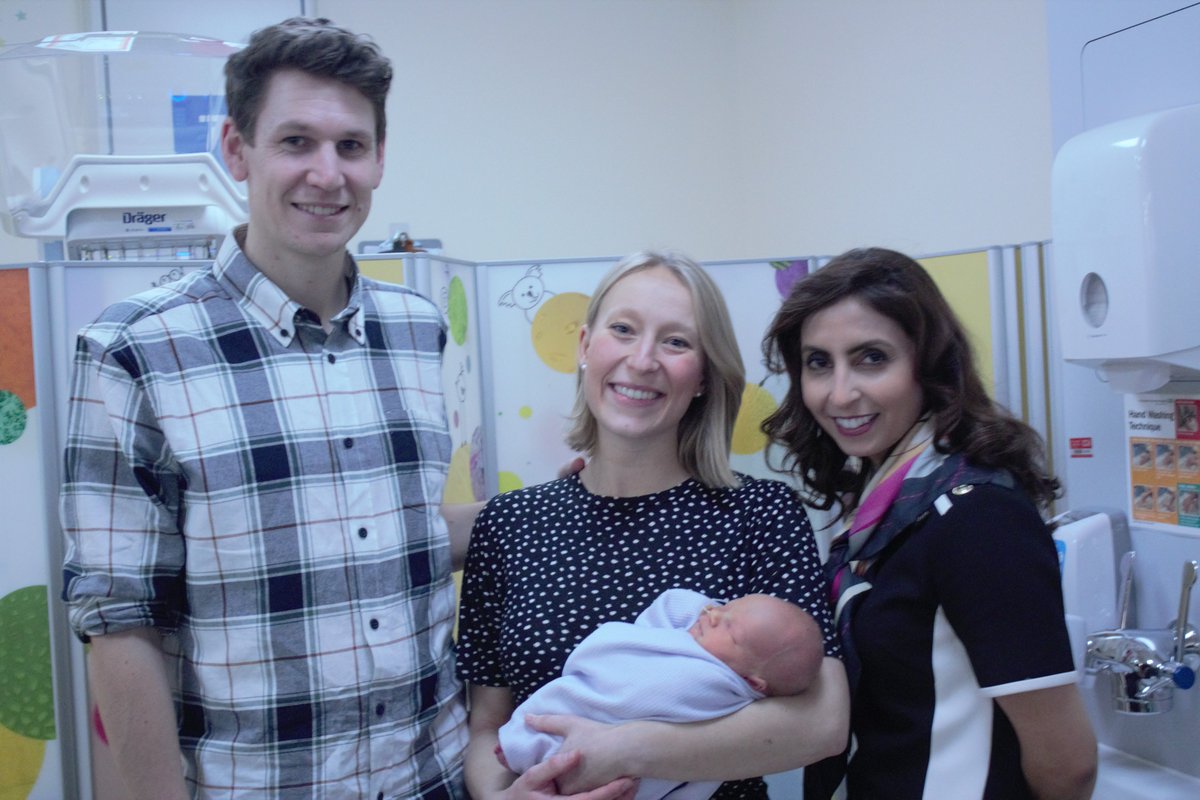 The procedure helps deliver unborn babies with obstructions in the airway, which means they’d be unable to breathe independently once the placenta is cut. Freddie was delivered healthy and safely and returned home with parents Anna and Peter. 2/2