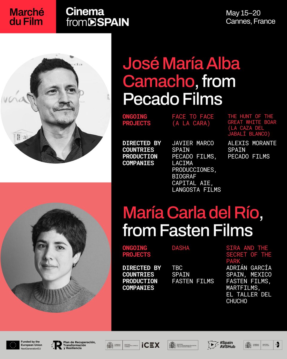 AVfromSpain_'s tweet photo. Get ready to meet the Spanish talent at @mdf_cannes
The Producers Network brings together over 400 producers to create opportunities and kickstarting co-production projects between countries. 🫱🏻🫲🏼🌍
#MarchéDuFilm #CinemafromSpain #AudiovisualfromSpain #ProducersNetwork https://t.co/swsVMHyDMD