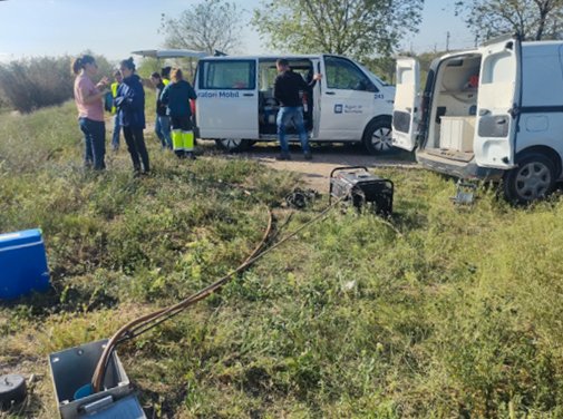 marclaimed's tweet photo. 📢Updated from the Barcelona Demosite! 

🇪🇸On April 16, @marclaimed partners from @CETAQUA, @aiguesbcnclient , @aigua_cat &amp; the stakeholder CUADLL conducted the 1st sampling campaign to prepare for the upcoming recharge with #reclaimedwater.

➡️More at https://t.co/oqqXjZ6mvk https://t.co/azPsnPLjcK