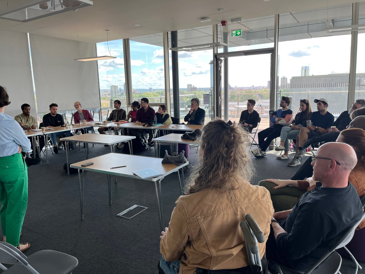 Fantastic workshop yesterday for CREAATIF project we're running with @TuringPubPol and @QMUL with members of @Soc_of_Authors @bectu @WeAreTheMU and @EquityUK exploring #AI impacts on freelancers in creative industries. Thanks to everyone who brought their expertise and insight.