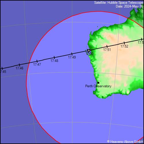 #Perth #WA @NASA_Hubble Telescope will fly over at 5:46 pm

#perthnews #perthevents #wanews #communitynews #westernaustralia #perthlife #perthtodo #perthhappenings