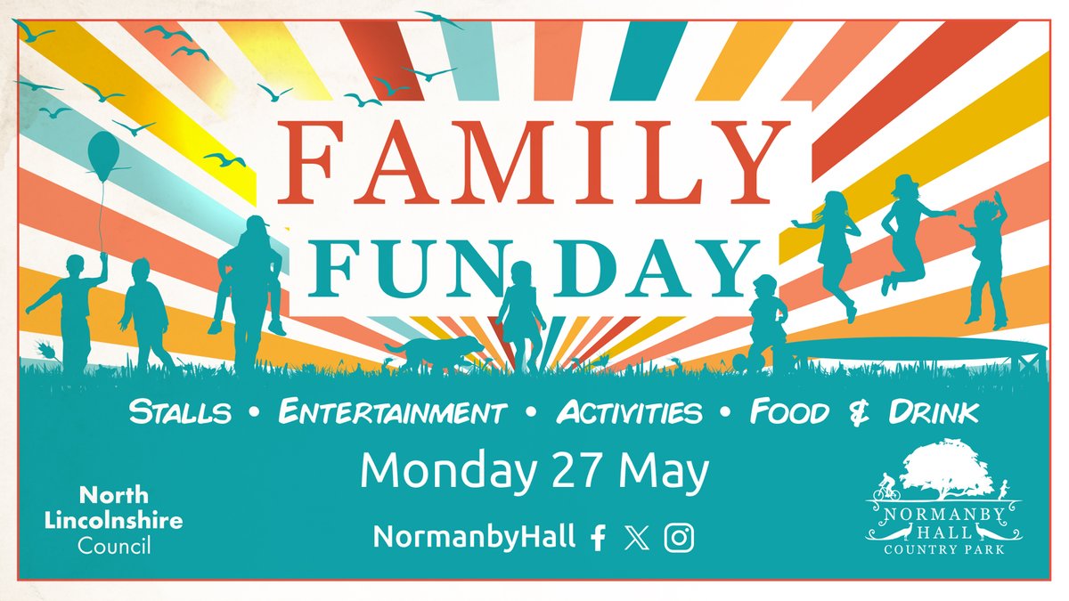 Family Fun Day TOMORROW at @normanbyhall from 10am! 🦚Activities around the Park 🎶Live entertainment, music & demonstrations 🎪Fairground 🤩Plus much more! Find out more here- facebook.com/normanbyhall