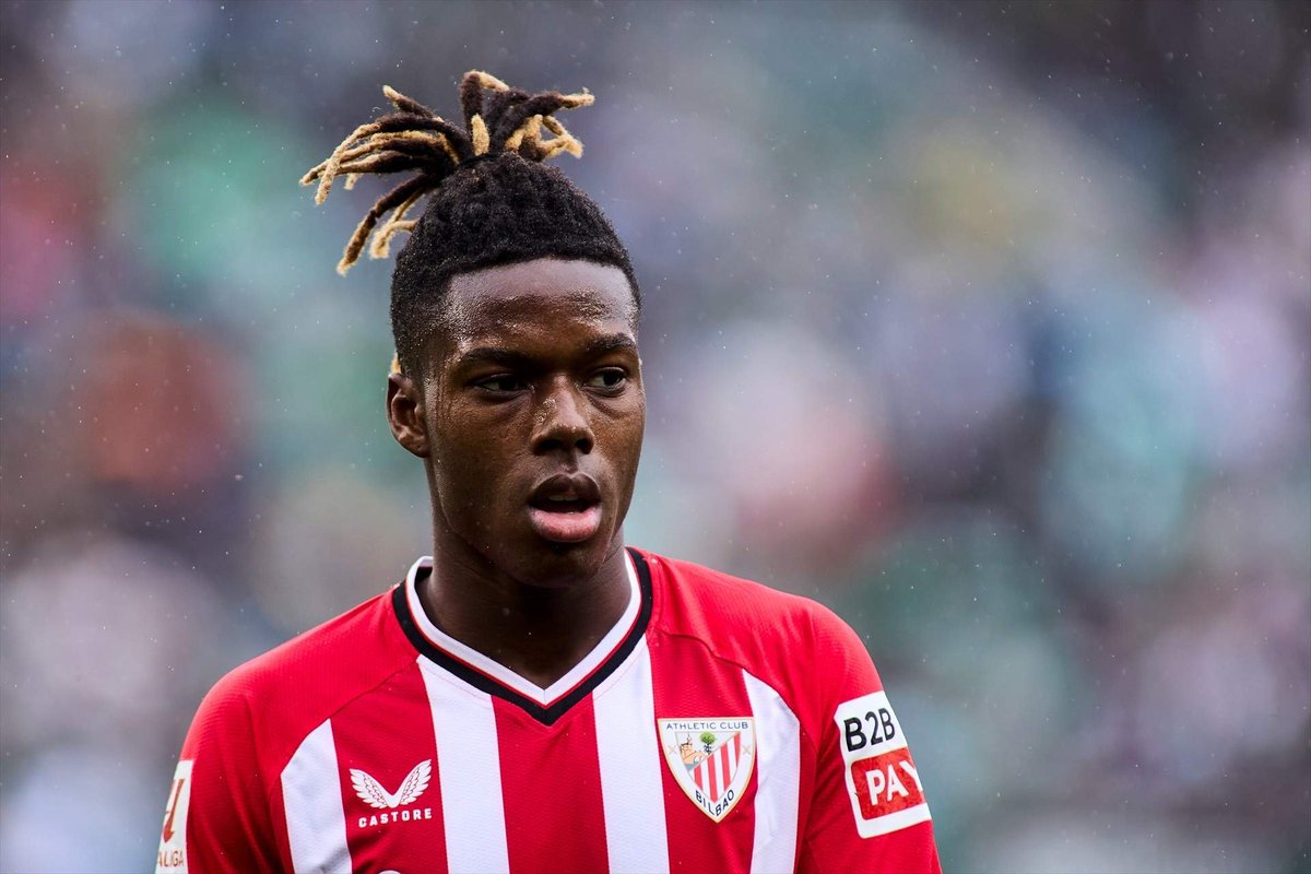 🇪🇺 Nico Williams a exprimé son intention de jouer en Europe avec l'Athletic la saison prochaine ❌ Le club le sait et ignorera les intérêts des autres clubs 💰 Pour le Barça, sa venue est économiquement impossible car le club n'est pas en moyen de payer sa clause 🗞️ @marca