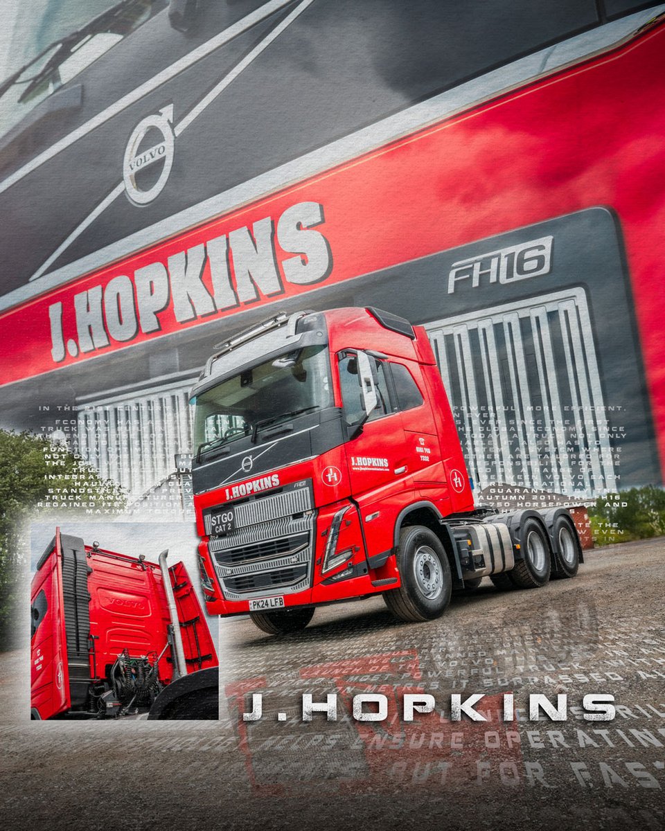 Thomas Hardie UK (@thomashardieuk) on Twitter photo J Hopkins (Contractors) Ltd has taken delivery of this super impressive Volvo FH16, 550bhp Globetrotter cab.
Sincerest thanks to the team at J Hopkins (Contractors) Ltd for this valued order.
<a href="/VolvoTrucksUK/">Volvo Trucks UK</a> J Hopkins (Contractors) Ltd has taken delivery of this super impressive Volvo FH16, 550bhp Globetrotter cab.
Sincerest thanks to the team at J Hopkins (Contractors) Ltd for this valued order.
<a href="/VolvoTrucksUK/">Volvo Trucks UK</a>