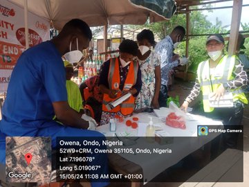 An outreach was conducted at Owena Market, Ondo East, involving TBLS, CTW, and K&TRC. The outreach included monitoring and documentation, screening and testing, and HIV Testing Service. @NACANigeria @dfb_nigeria @NTBLCP1 @ondostatemoh @IHVNigeria @nascpfmoh