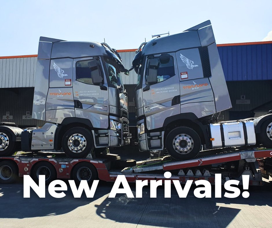 Yesterday we took delivery of these two liveried cabs and we must say, the new grey is very swish!😍

Do you agree?

#TrustTransland #Freight #PalletDelivery #WeDeliver #Logistics #Livery