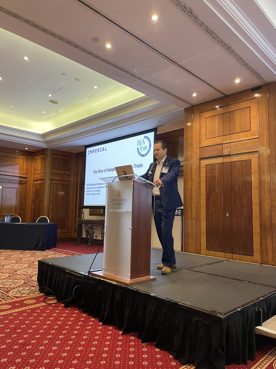 ARS & BJA Research Forum (@bja_research) on Twitter photo Day 1 of our Spring Scientific Meeting is underway!
Starting with <a href="/agordonICU/">Anthony Gordon</a> on The Rise of Adaptive Platform Trials Day 1 of our Spring Scientific Meeting is underway!
Starting with <a href="/agordonICU/">Anthony Gordon</a> on The Rise of Adaptive Platform Trials