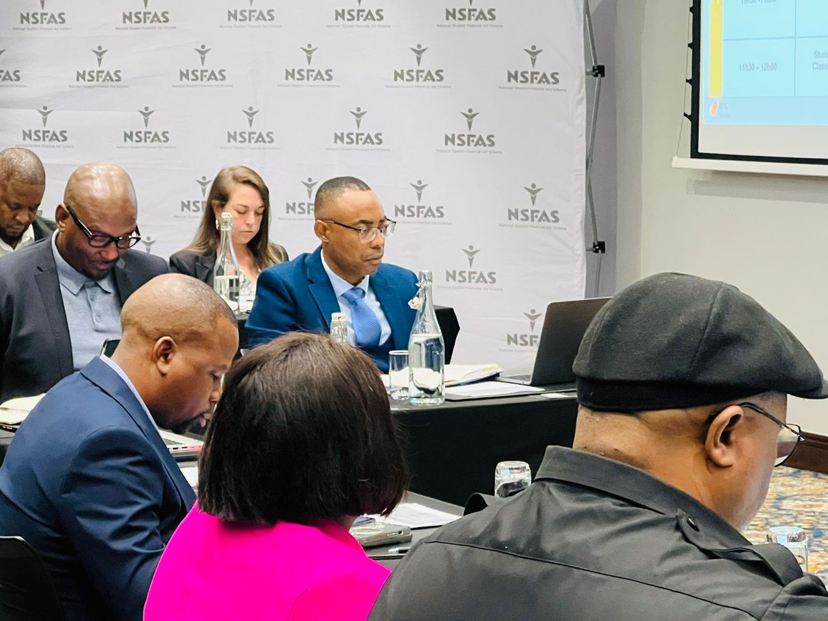 NSFAS Administrator Mr Freeman Nomvalo is currently hosting a stakeholder engagement meeting with role players in the NSFAS student accommodation value chain. The purpose of the meeting is to establish a Student Accommodation Task Team. #NSFAS2024