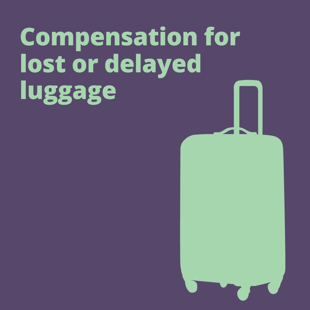 Make sure you know what to do if your luggage gets lost or delayed by the airline. Check your consumer rights ⤵️ bit.ly/3UI9ken